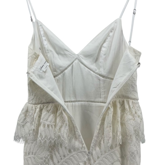 NEW LOVERS + FRIENDS Wanderlust White Lace Midi Dress Size Small - Picture 9 of 12